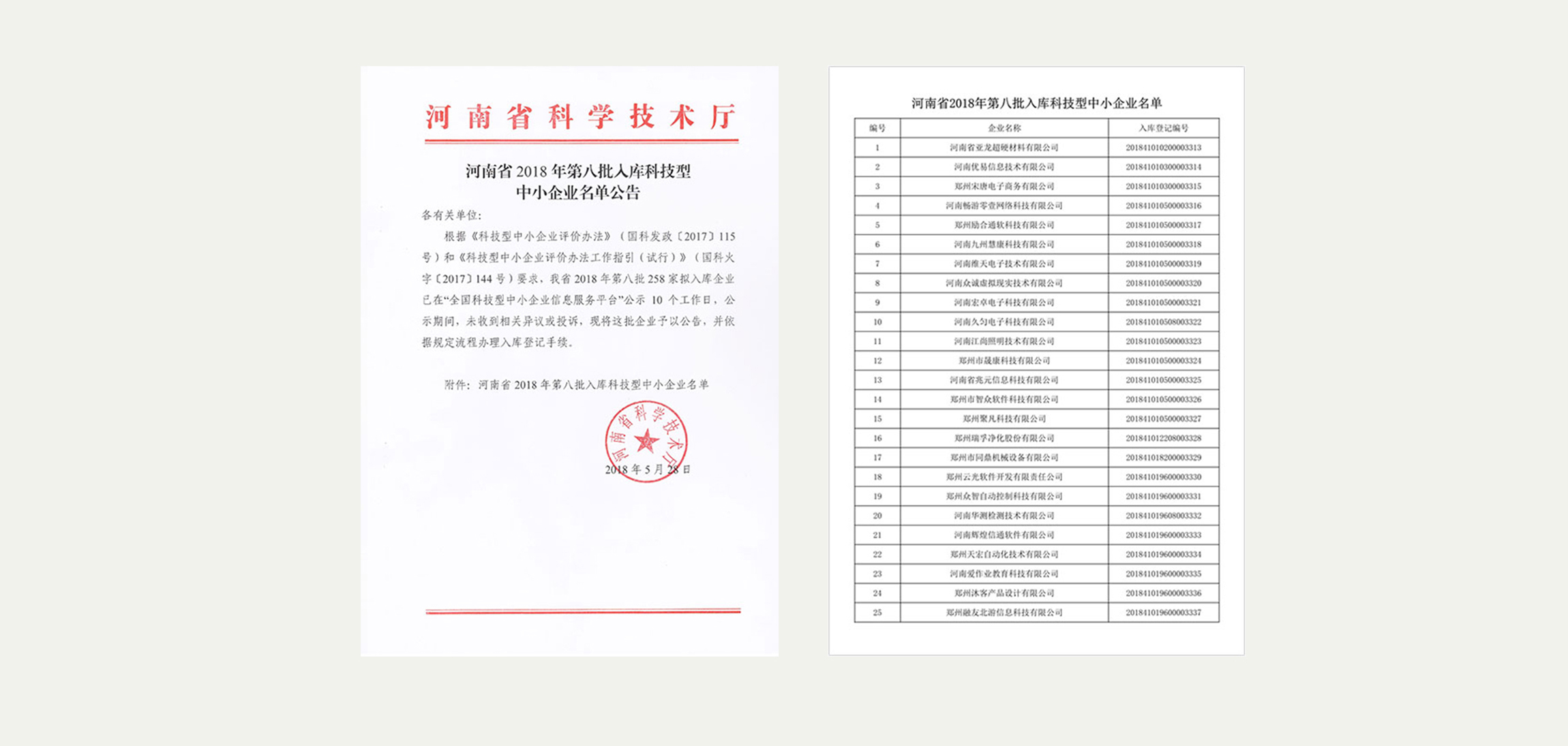 河南优易成功获批国家级科技型中小企业